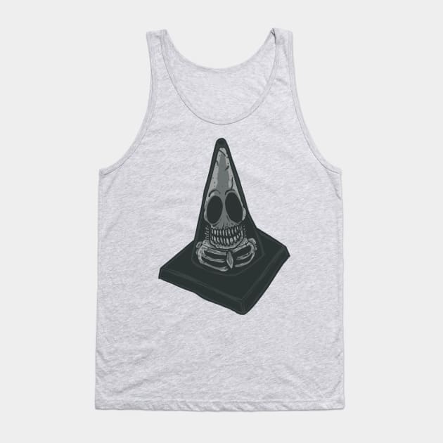 Safety Cone X-Ray Tank Top by revjosh